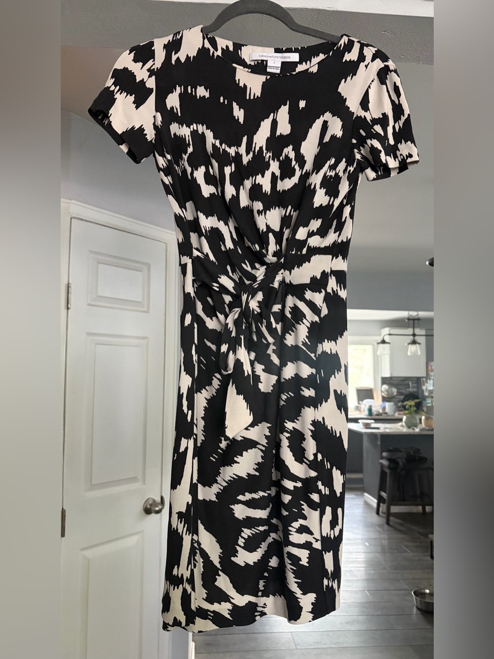 Diane Von Furstenberg Black and White Dress